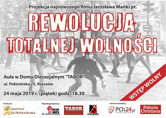 Projekcja filmu „Rewolucja Totalnej Wolności”